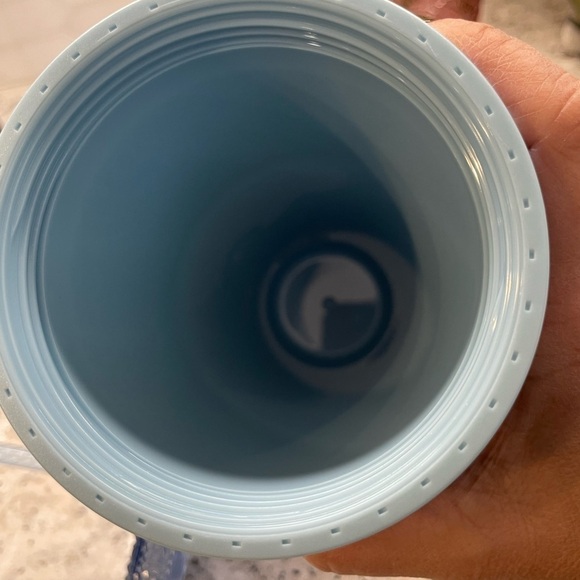 Starbucks 2023 Blue Silver Icicle Ombre Bling Studded Venti Tumbler. NWT. - Picture 7 of 8